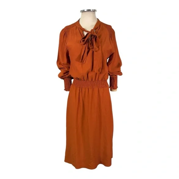 Damaris bailey Long Sleeve Midi Dress Size 10 - Picture 2 of 11